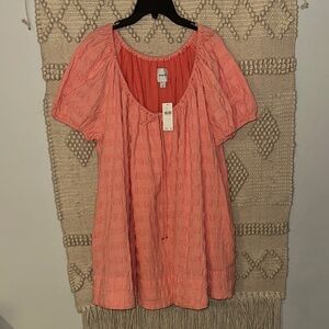 Maeve Scoop-Neck Mini Swing Dress